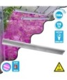 GloboStar® 85958 Linear Grow Light Full Spectrum LED Γραμμικό Φωτιστικό Ανάπτυξης Φυτών Θερμοκηπίου 120cm SMD 2835 200W 120° AC230V IP54 Εσωτερικού Χώρου για Κάλυψη Επιφάνειας 1.2m x 1.2m Πλήρους Φάσματος Φωτισμού